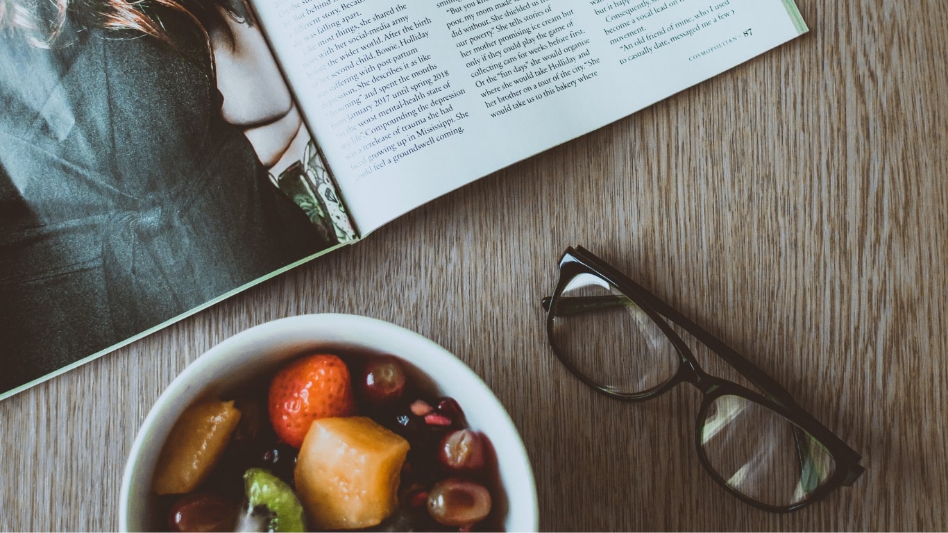 Foto Theta na revista